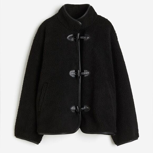 H&M Teddy Fleece Jacket New - Picture 4 of 8